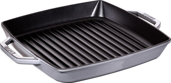 Grillpfanne 28cm, Graphit-Grau, Gusseisen