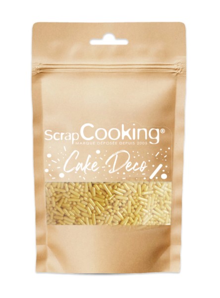 Zuckerstreusel Konfetti gold 60g