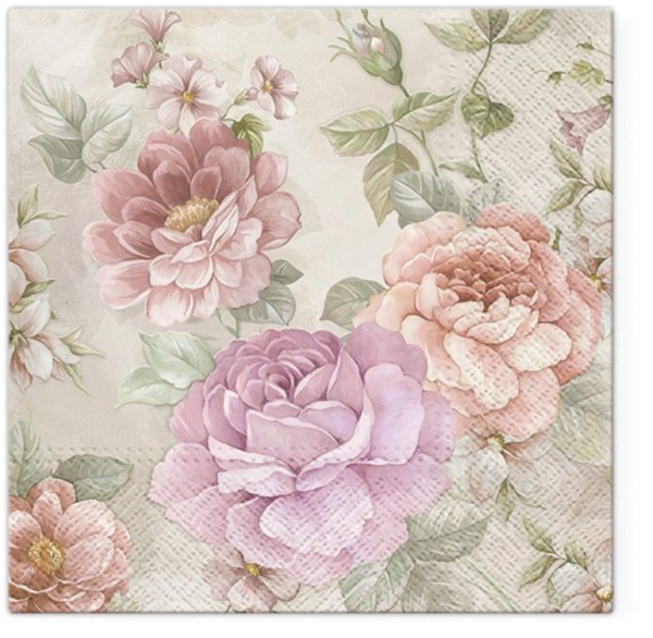 Servietten Lunch 20x Sommerblume, 33x33cm