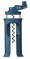 BarWise Korkenzieher, blau, 6x13.5x3 cm