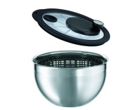 Salatschleuder m.Glasdeck.24cm