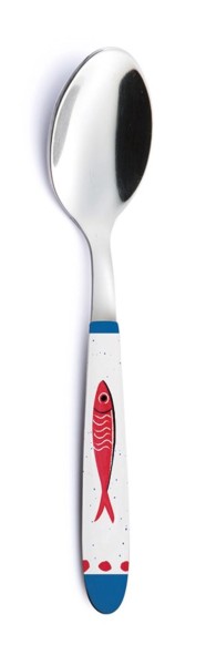 Kaffeelöffel mit verziertem Griff Sardinen Party