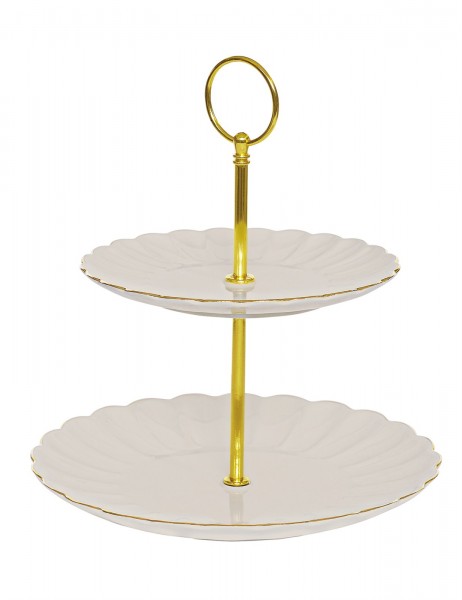 Royal "Grey" Etagère in GB, Ø16 / Ø 21 cm