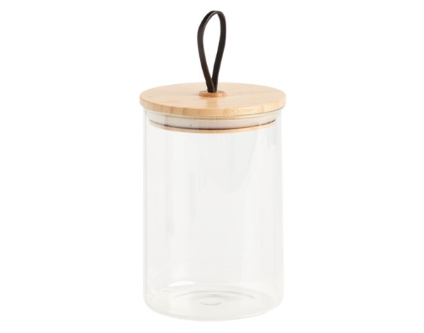 Vorratsglas m.Bambusd. 1.1l