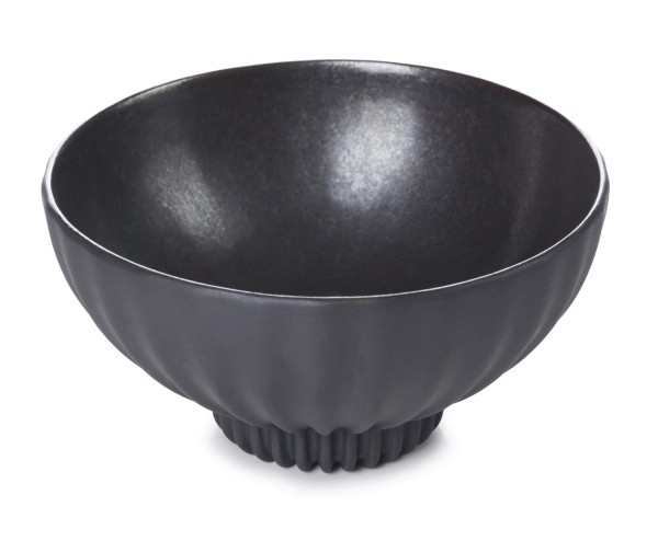 Pekoe Bowl 28cl Black Smooth Dark Metal