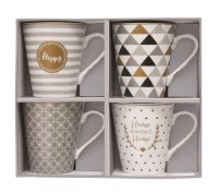 Coffee Mania 4er Set Kaffebecher in GB,"Home",300ml