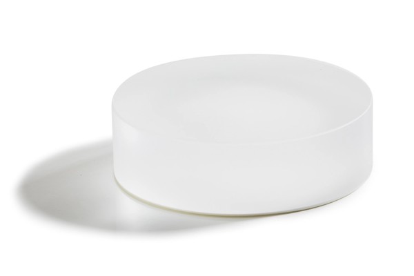 Ice Buffet Zylinderplatte D15cm H4cm weiss Nacryl