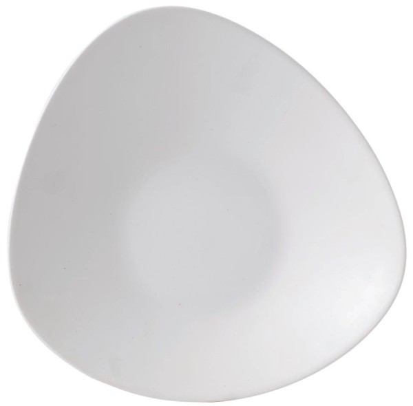 Alchemy Lotus Melamin White Triangel Schüssel 35.5x35cm