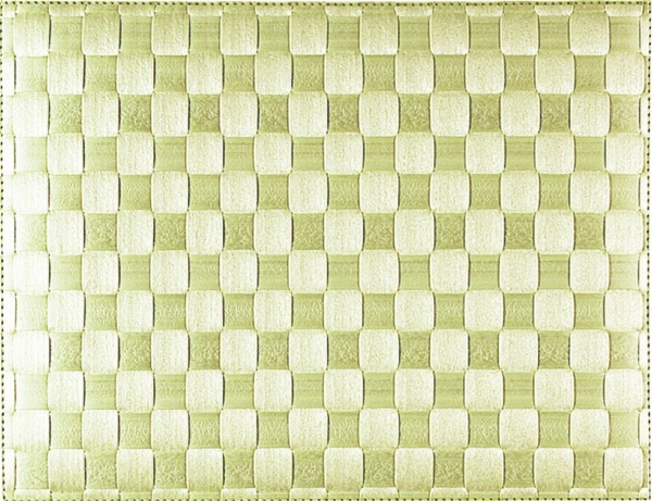 PP-Tischset gewebt, eckig, hellgrün, 30x40 cm