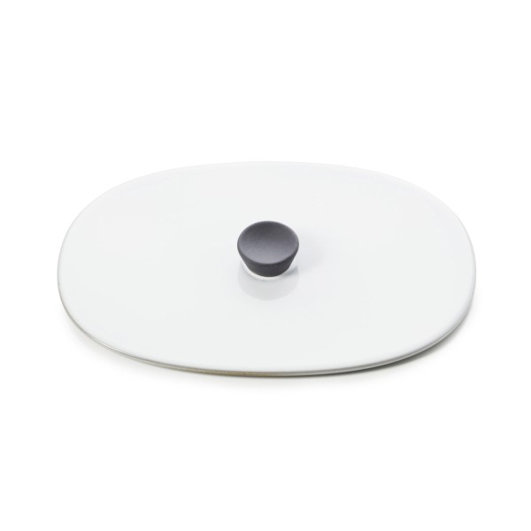 Caractère Deckel für Platte 19X13 Kumuluswolke Weiss