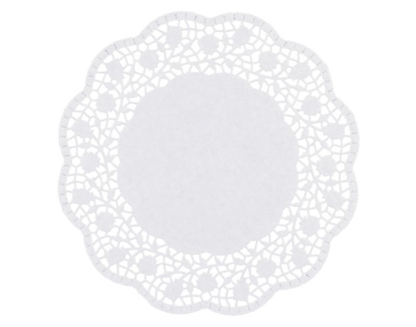 Tortenspitze ø 20cm weiss 6er