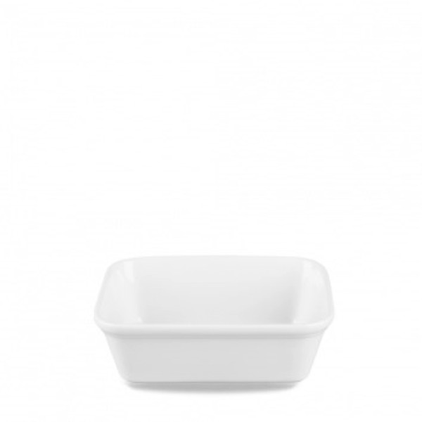 Cookware White tiefe Casserole Schale 17.5x18.5x8.5cm 1.6lt