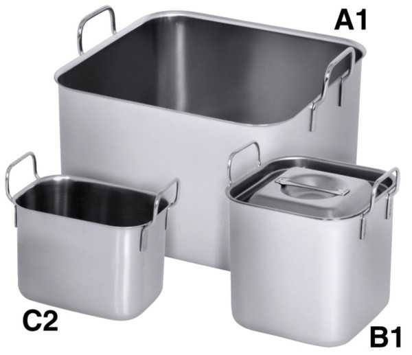 Bain Marie Einsatz Serie B 15.5x15.5cm 23.5cm