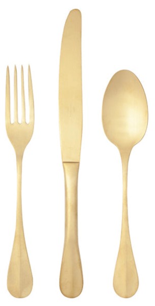 Nau Dessertset 18tlg gold