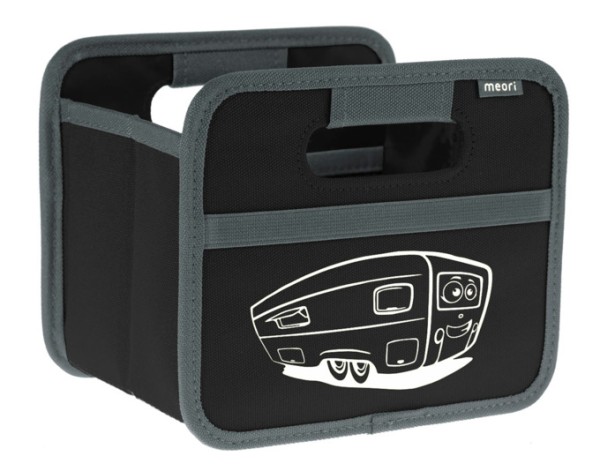 Faltbox Mini Wohnwagen black