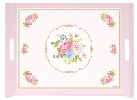 Vintage Bouquet Tablett m. Griffen 52x37 cm