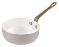 Stielkasserole beschichtet D10cm H4cm 0.3l Alu weiss