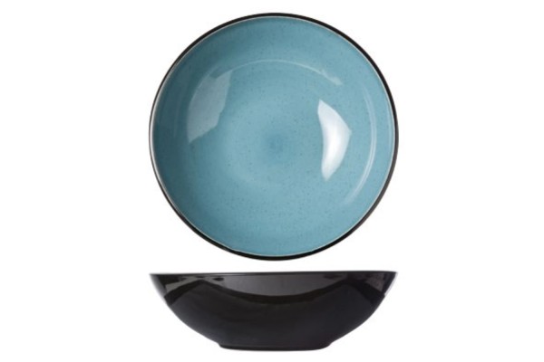 Finesse blue Salatschüssel, D 33x10cm