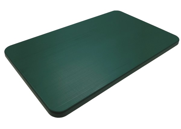 Schneidebrett GN 1/1 H2cm grün ohne Saftrille