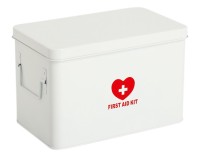Medizinbox weiss rot 32x19