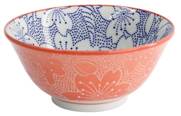 Sakura Schale 14.8x6.8cm blau und rot