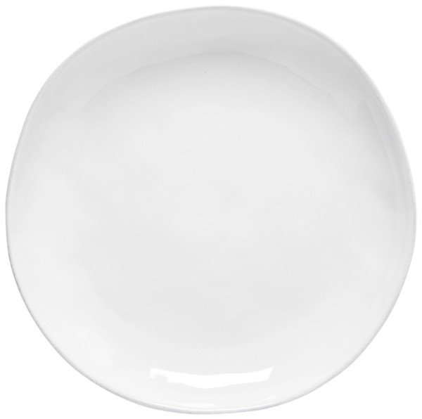 Livia Teller flach D27.7cm H3.3cm weiss