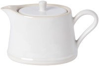 Beja Teekanne 18x10.7 H11cm 50cl 42cl weiss-creme