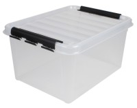 Tragbox m.Deckel transp.31l