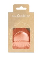 48 Stk. Cupcake Formen Rosé Gold