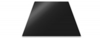 Pebbly Glaskeramik Abdeckung, schwarz, 50x28cm