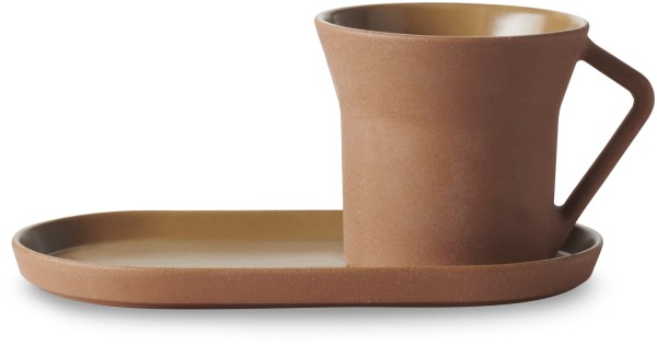 Contre-Jour Teetasse mit Untertasse 200ml mocha braun