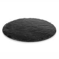 Schiefer Servierplatte Ø 20 cm h:5 6mm