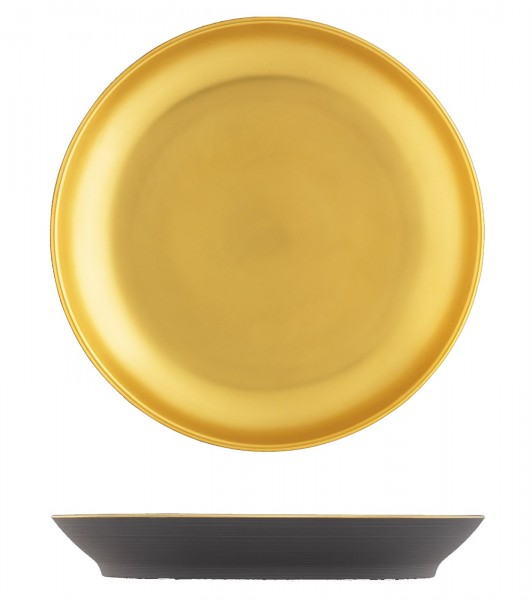 Omnia Frühstücksteller anthrazit gold ø19cm