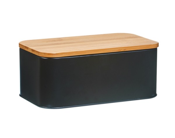 Brotkasten schwarz 31x18cm