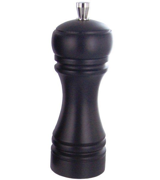 Java Salzmühle schwarz glänzend 14cm