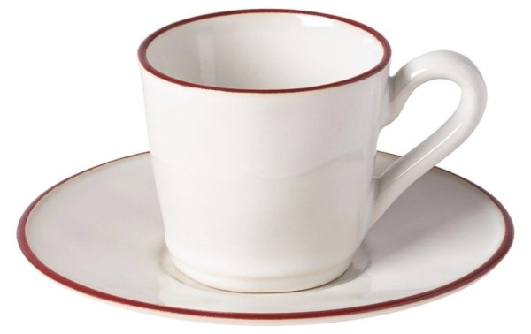 Beja Kaffeetasse mit Untertasse 8.7x6.5 H5.9cm D12.5cm