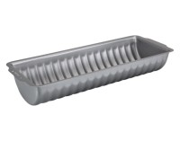 Rehrückenform 30cm silber