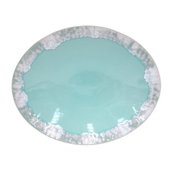 Taormina Teller oval 2.29l 41.3x33.1cm H5.8cm aqua