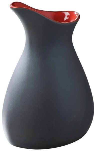 Likid Saucen-Kanne 10cl, schiefer-optik, innen rot