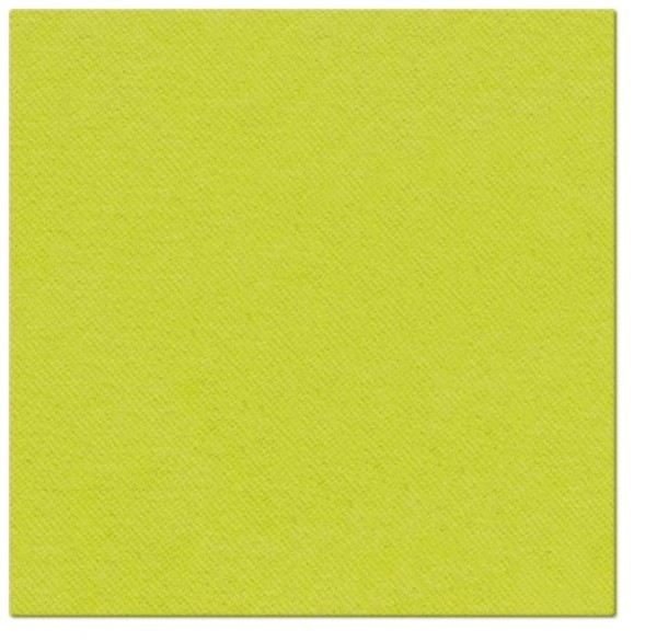 Servietten Dinner 50x Unifarbe lime, 40x40cm