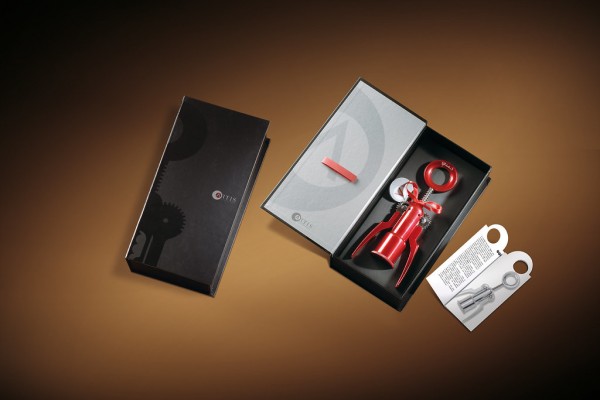 Artis Korkenzieher CAVATAPPI TEKNO Farben perlgrau/ rot oder gold