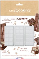 Giessform halbart für Schokolade Crunchy