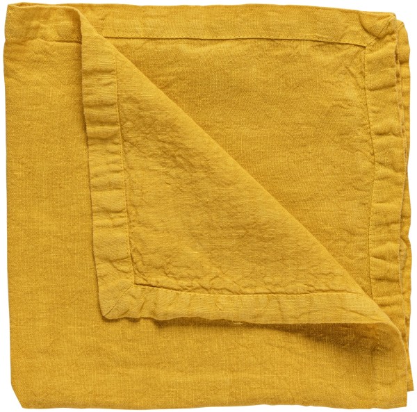 Maria Serviette 47x47cm ceylon gelb