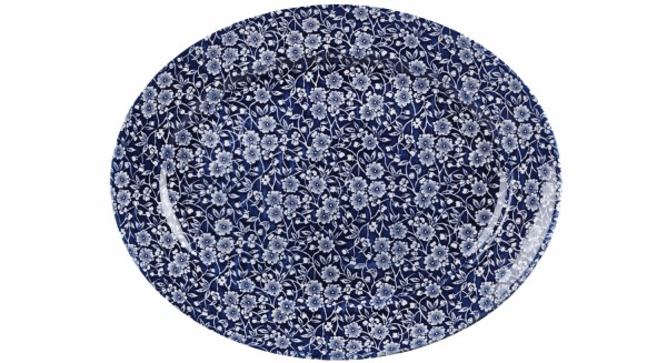 V.P. Calico Willow Platte oval 36.5x29.3cm