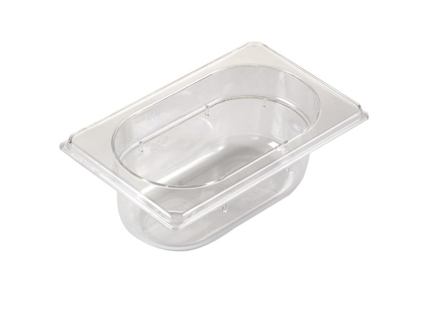 GN Behälter 1/9 Polycarbonat H6.5cm transparent