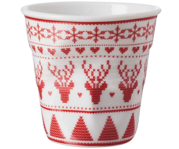 6x Cappuccino Knitterbecher 18 cl, Woody