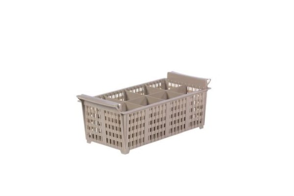 Besteckeinsatz 8 Fächer ohne Griffe 43x21x15cm beige