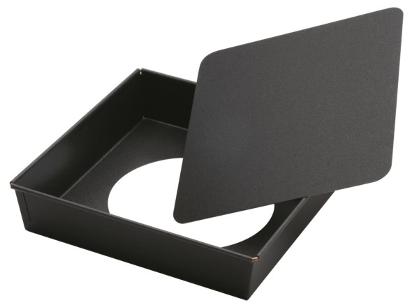 Kuchenform Quadrat antihaft Boden lose 24x24x5cm