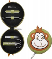 Jungle Reissverschluss-Etui 4-tlg., Affe