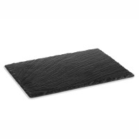 Schiefer Servierplatte rechteckig 30x20 cm h:5 6mm